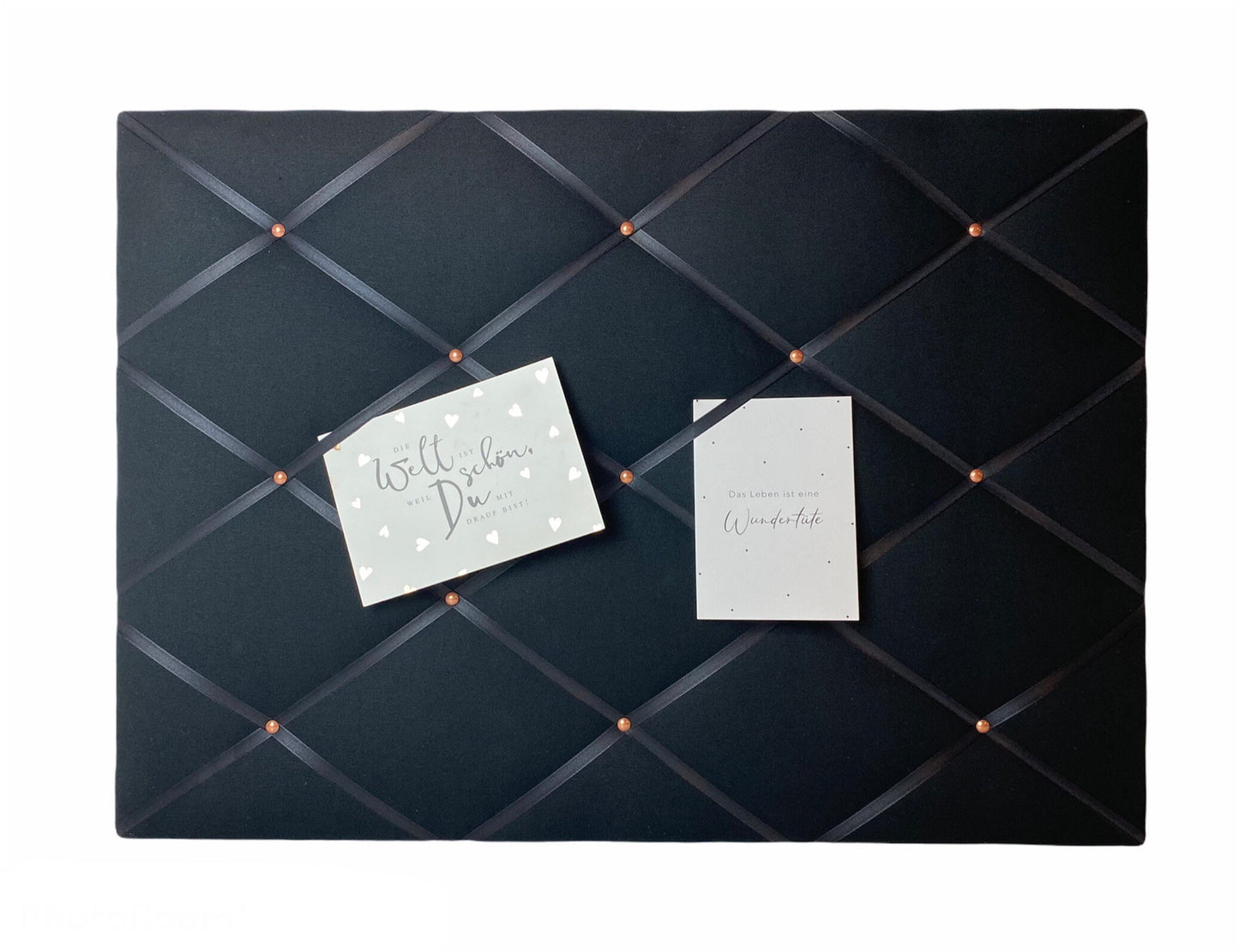 Memoboard black Wunschgröße