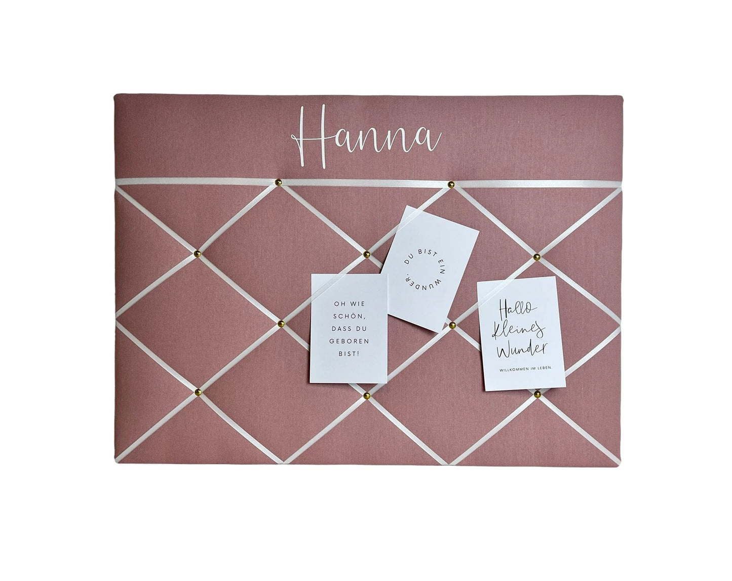 Memoboard personalisiert Wunschgröße altrosa